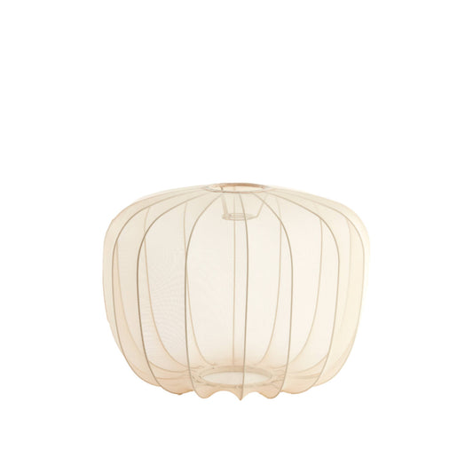 lampenkap-beige-ovale-vorm-light-living-plumeria-main-image