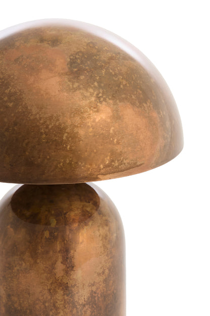 Pequena lâmpada de mesa metálica cor cobre Light & Living Tolima – imagem 5