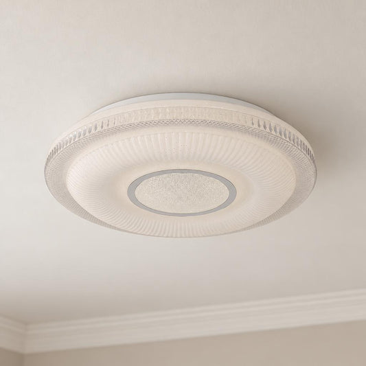Plafon LED Globo Magnifique branco Ø50 cm – fotografia de ambiente