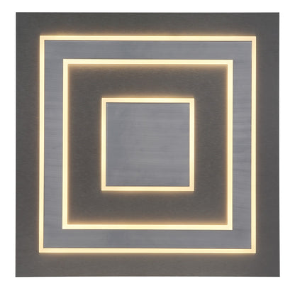 Lampada a soffitto LED in plastica antracite grande e stilosa – immagine 3