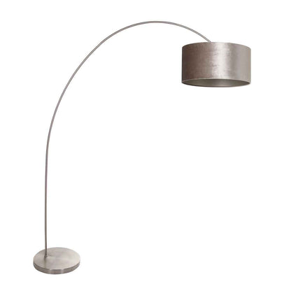stalen-booglamp-met-grijze-lampenkap-mexlite-solva-main-image