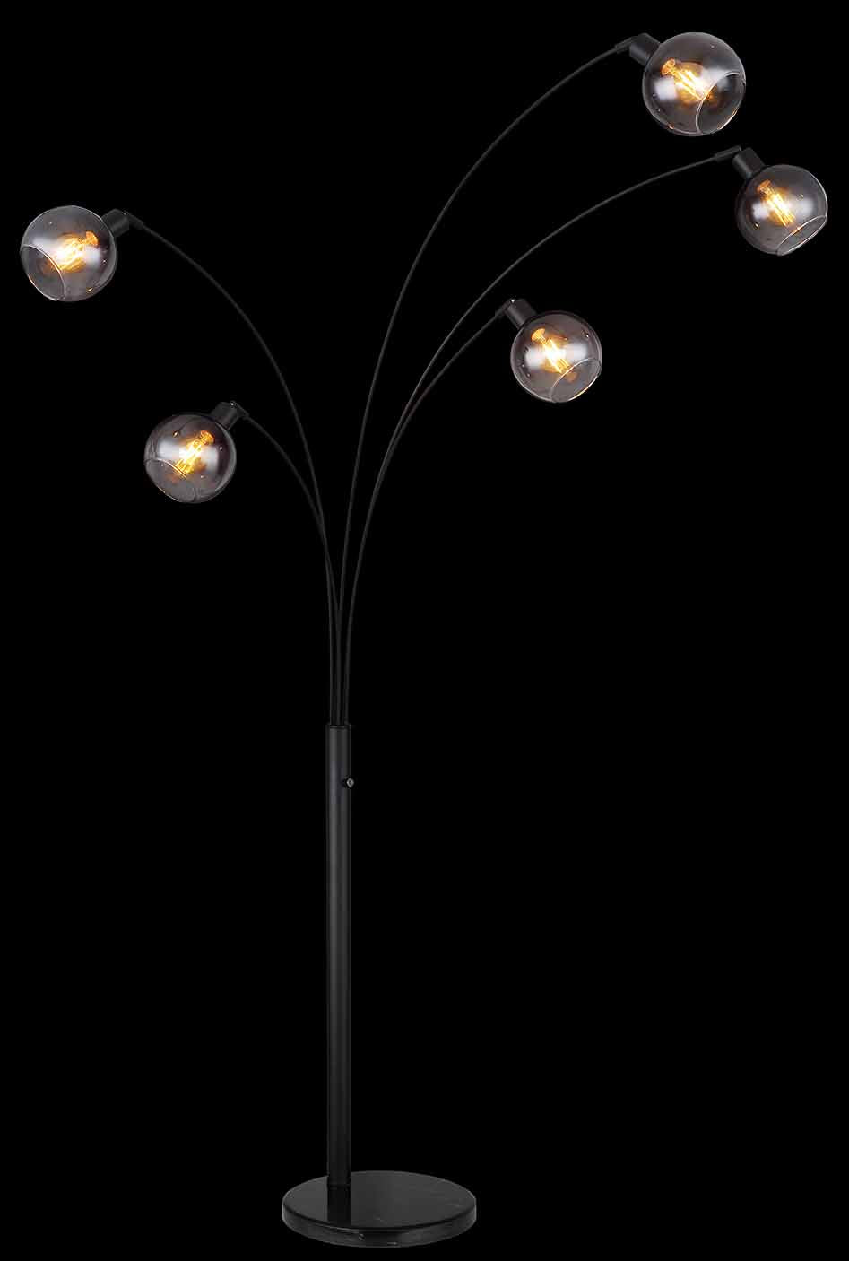 zwarte-5-lichts-vloerlamp-rookglas-bollen-globo-seymour-variant-image2