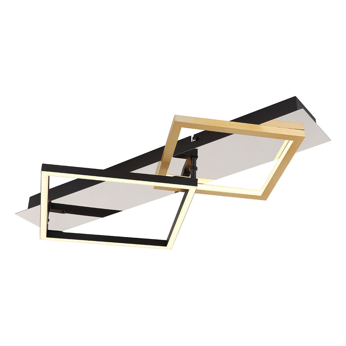 plafondlamp-2-lichts-ruitvormen-zwart-goud-globo-lesina-main-image