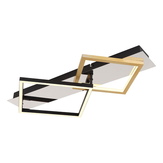 plafondlamp-2-lichts-ruitvormen-zwart-goud-globo-lesina-main-image