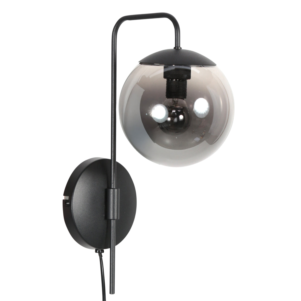 steinhauer-bollique-zwarte-wandlamp-met-grijs-rookglas-variant-image1