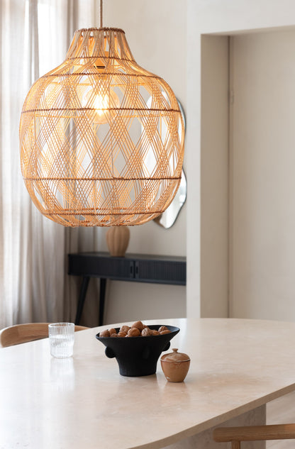 Grande lampada a sospensione in bambù color naturale GOOD&MOJO Mendoza – immagine 1