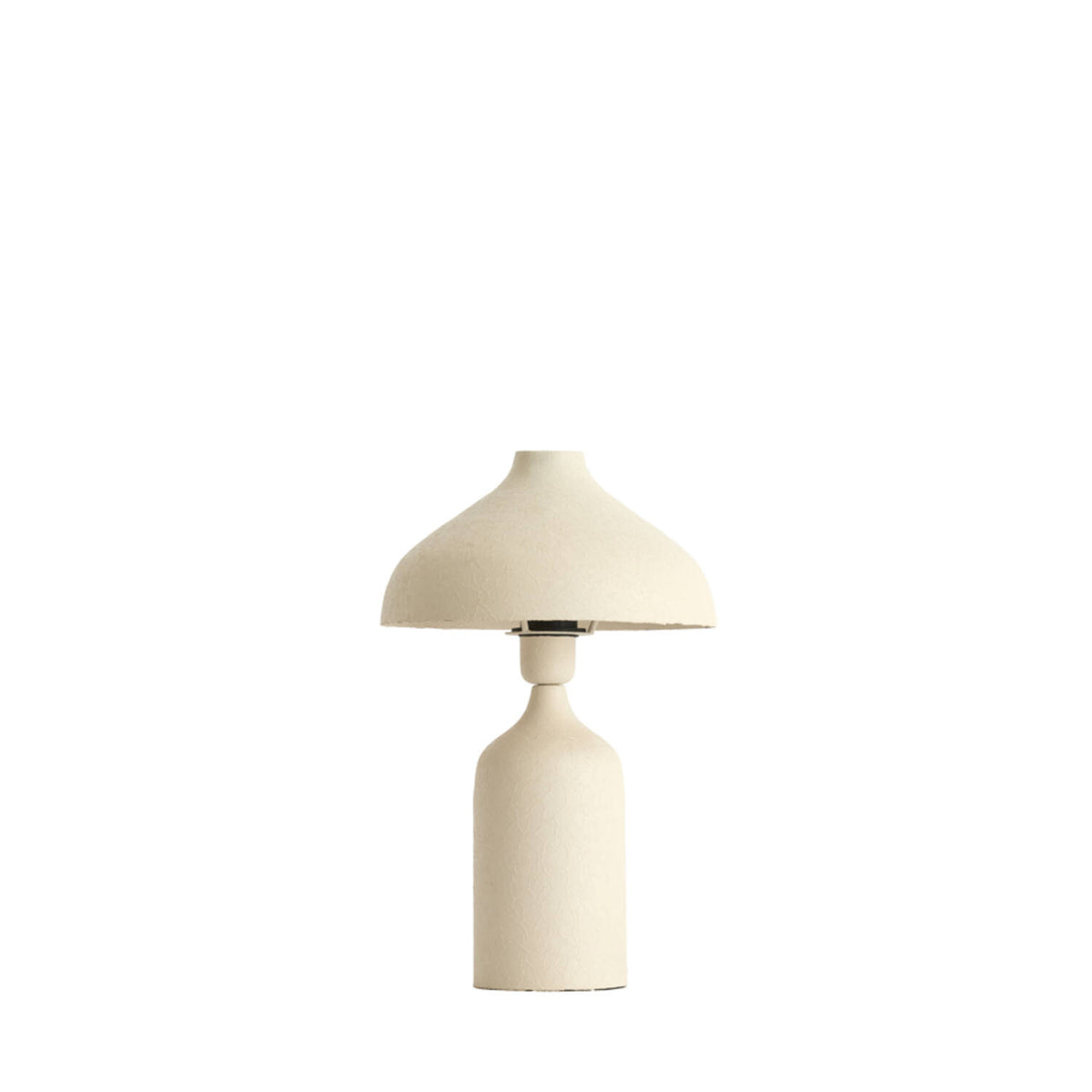 Lâmpada de mesa metálica de cor creme quente Light & Living Yebri