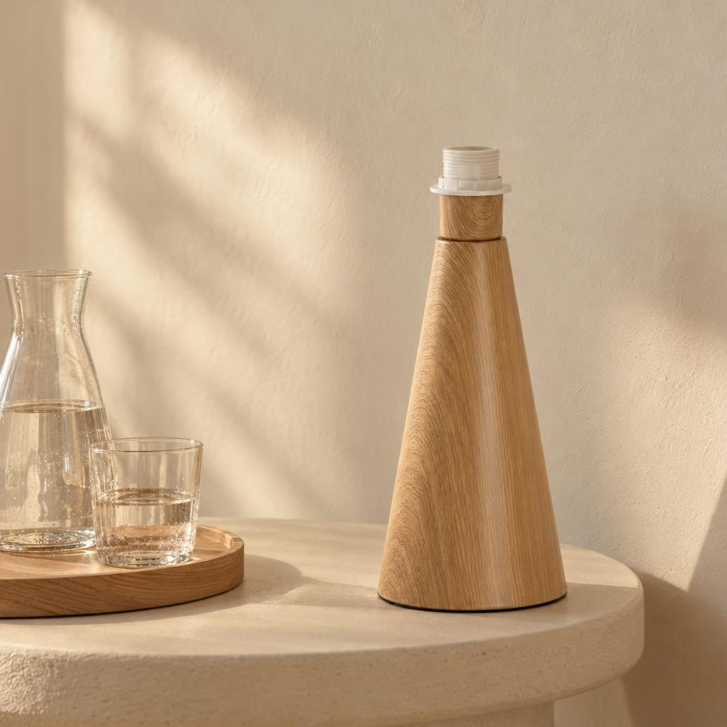 Light & Living Dinan tafellamp naturel metaal – sfeerbeeld