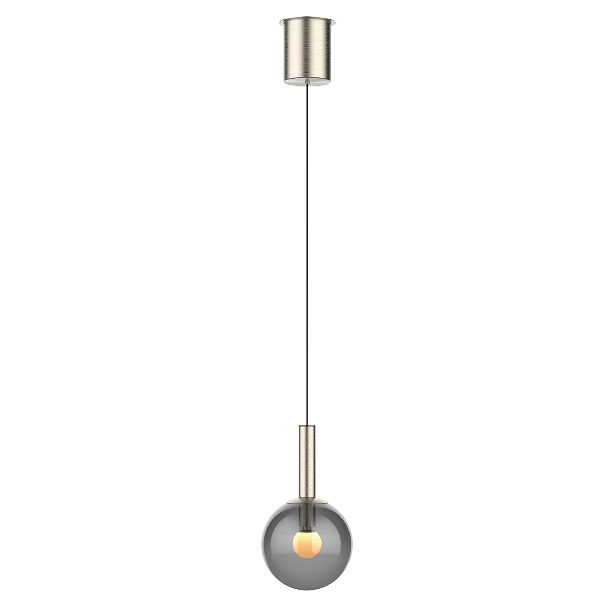Rūdytos stiklo ir šiltos šviesos dimmable Stalen pakabukas lampas Steinhauer Volari