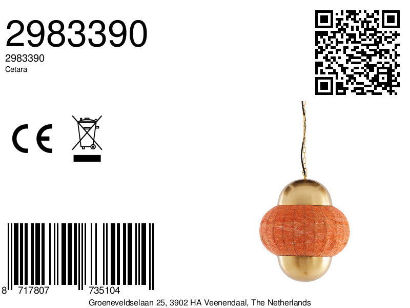 gouden-hanglamp-met-oranje-stoffen-kap-light-living-cetara-variant-image8a
