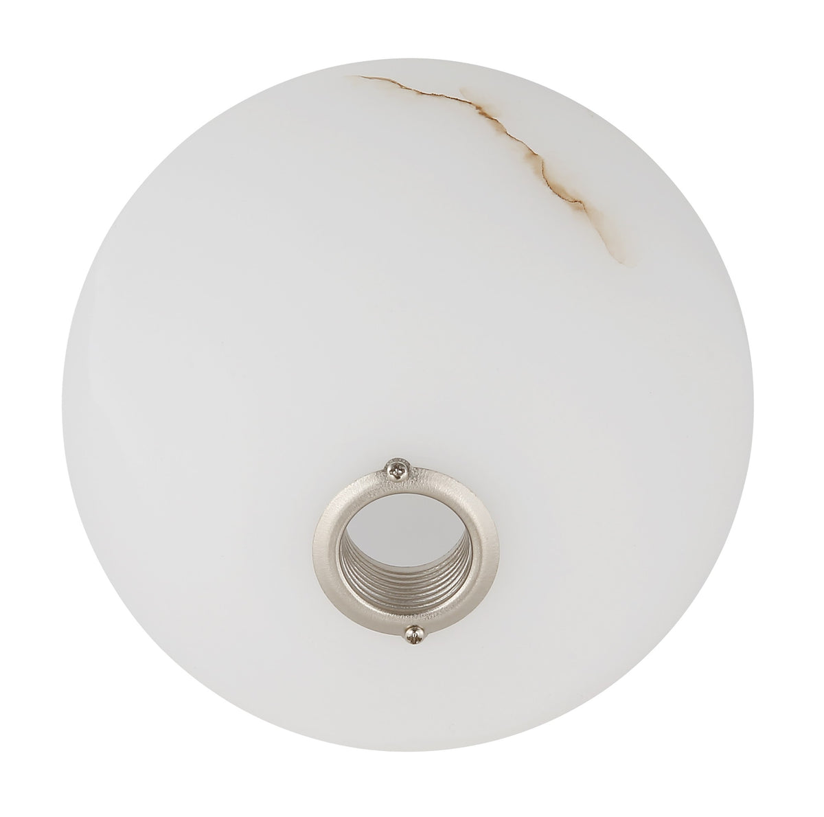 Lampadario metallico a 3 luci color sabbia elegante – immagine 3