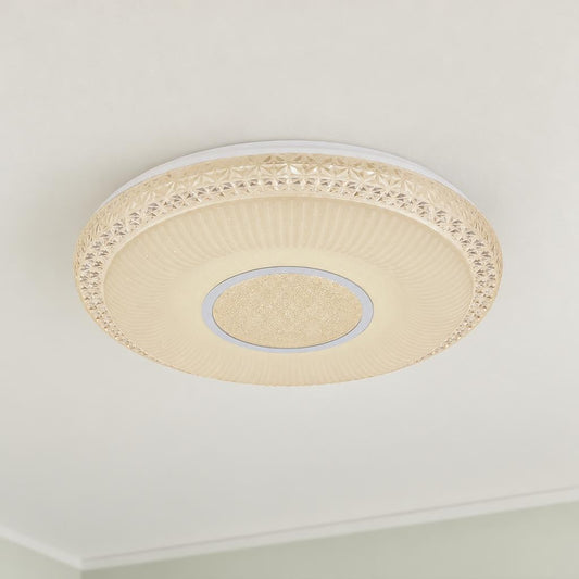 Globo Klemens White Metal Ceiling Light – lifestyle image