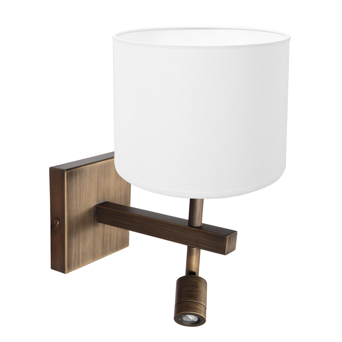 luchtige-bronzen-wandlamp-met-wit-grof-linnen-en-leeslicht-steinhauer-stang-main-image