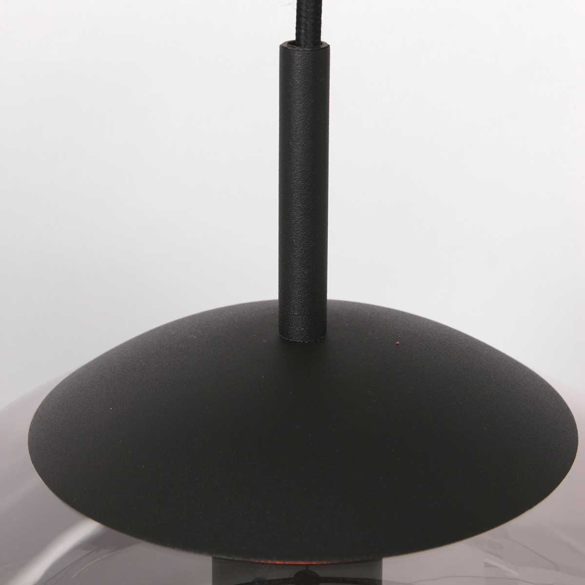 Lampada a sospensione Bollique in vetro fumé Steinhauer – immagine 4