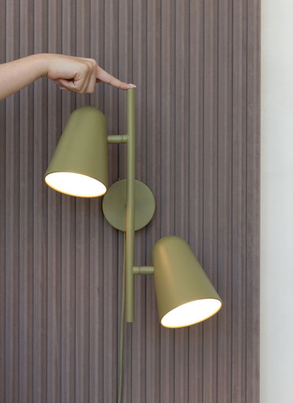 Lampada da parete in metallo verde oliva Charmante It's About RoMi Salamanca – immagine 3