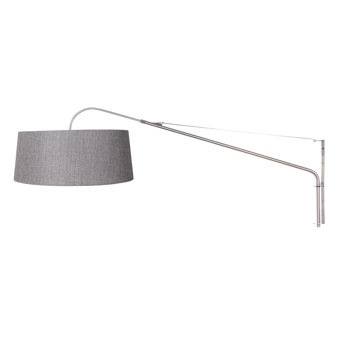 staalkleurige-wandlamp-met-grijze-linnen-kap-steinhauer-elegant-classy-variant-image1