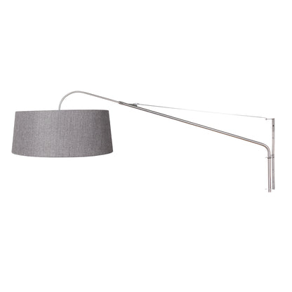 staalkleurige-wandlamp-met-grijze-linnen-kap-steinhauer-elegant-classy-variant-image1