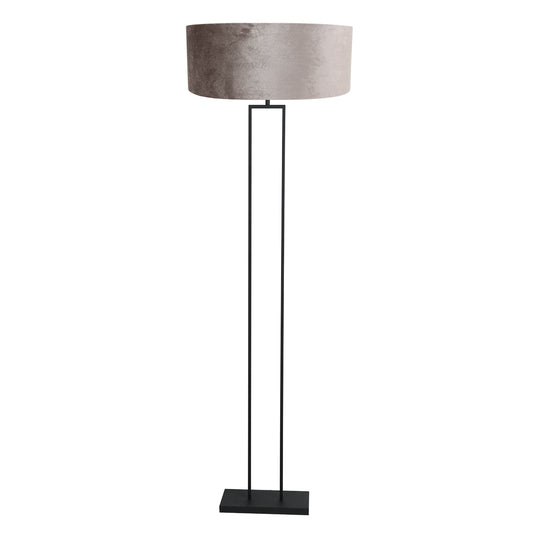 industriele-zwarte-vloerlamp-met-grijze-lampenkap-steinhauer-stang-main-image