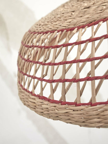 zeegras-plafondlamp-koepel-naturel-rood-good-mojo-pantanal-variant-image2