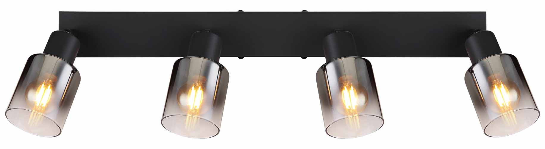 4-lichts-spot-zwart-metaal-rookglas-globo-hubertus-variant-image2