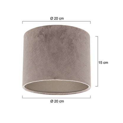 moderne-zilveren-velours-lampenkap-steinhauer-2-variant-image7