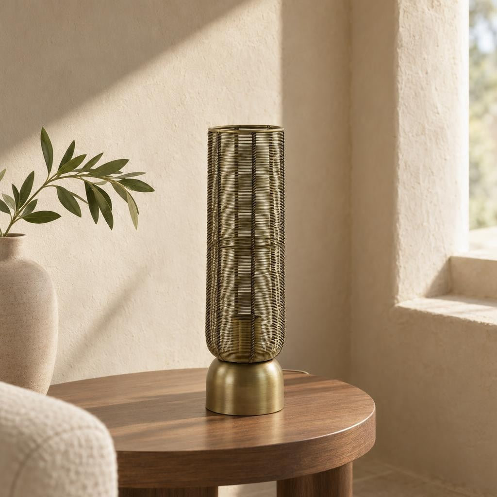 Bronzen tafellamp Lezuza van Light & Living – sfeerbeeld