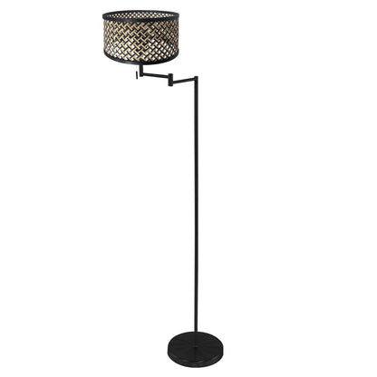zwarte-vloerlamp-industieel-met-rieten-lampenkap-mexlite-bella-variant-image1