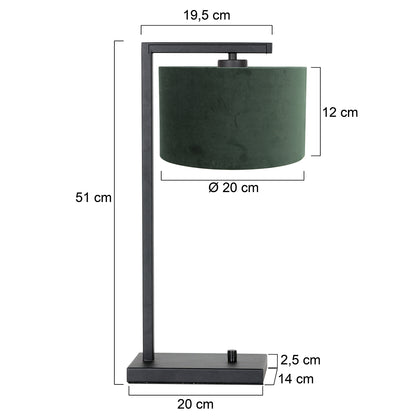 metalen-tafellamp-met-groene-kap-steinhauer-stang-variant-image7
