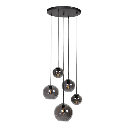 zwarte-hanglamp-met-bollen-in-smoke-glas-mexlite-haloswap-variant-image1