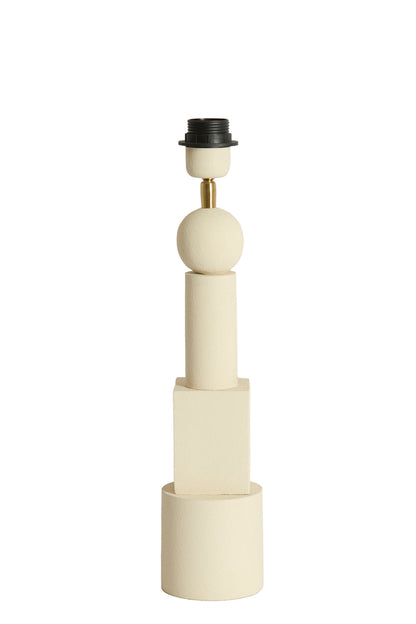 Piccolo piede in metallo color crema Light & Living Viviane – immagine 1
