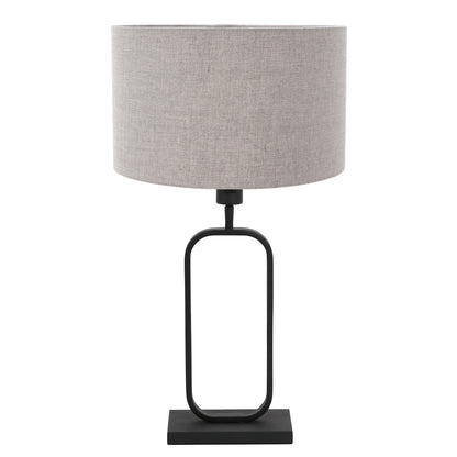tafellamp-met-grijs-linnen-op-minimalistische-zwarte-voet-steinhauer-stang-variant-image1