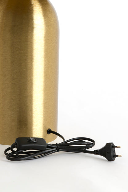Lampada da tavolo in metallo dorato naturale di grandi dimensioni Light & Living Tolima – immagine 2