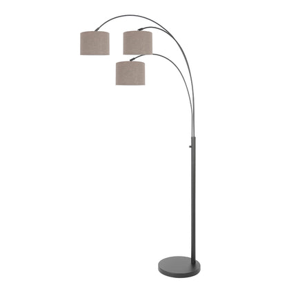 moderne-booglamp-met-bruine-kappen-steinhauer-sparkled-light-variant-image1