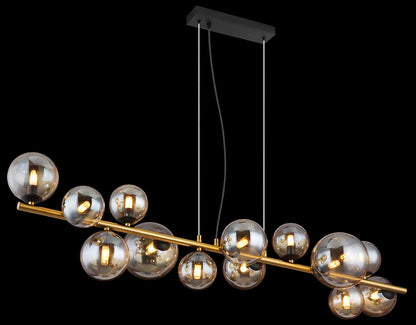 hanglamp-zwart-messing-horizontaal-13-amberglasbol-globo-riha-variant-image3