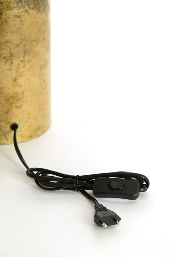 Didelė auksinė metalinė stalinė lempa Light & Living Tolima – nuotrauka 3