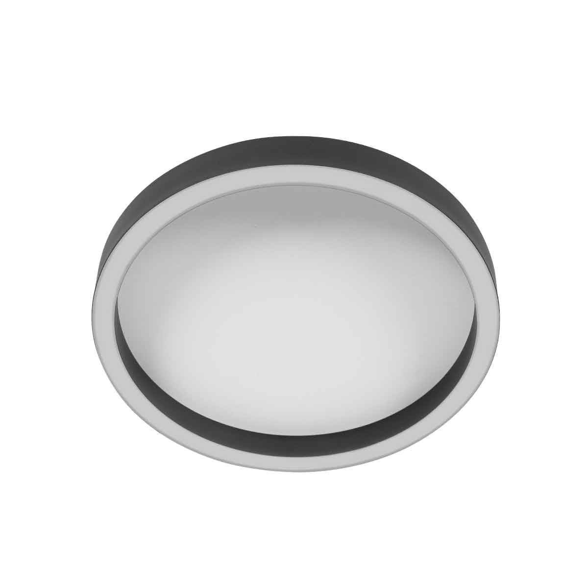 Черна LED плафониера Steinhauer Ringlux Ø30 см – изображение 10