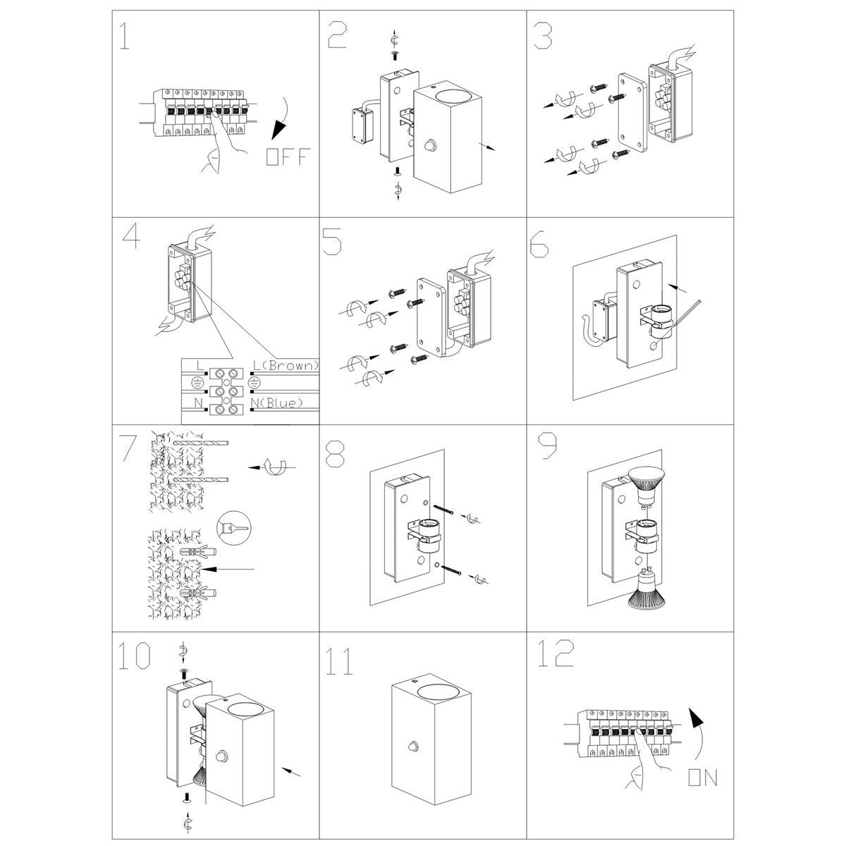 Steinhauer Poro buitenwandlamp met schemersensor – afbeelding 9