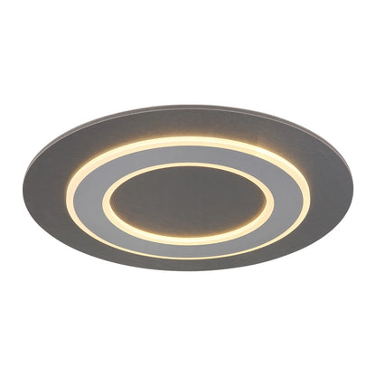 Pequena luminária de teto de LED metálica na cor antracite