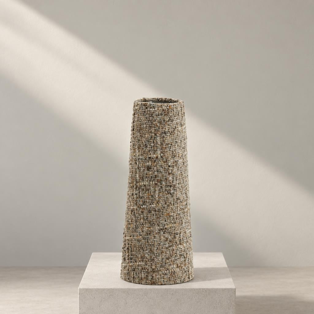 Light & Living Osire Natural Textured Lampshade – studio image