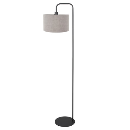 zwarte-vloerlamp-met-grof-grijze-linnen-kap-mexlite-forma-variant-image1