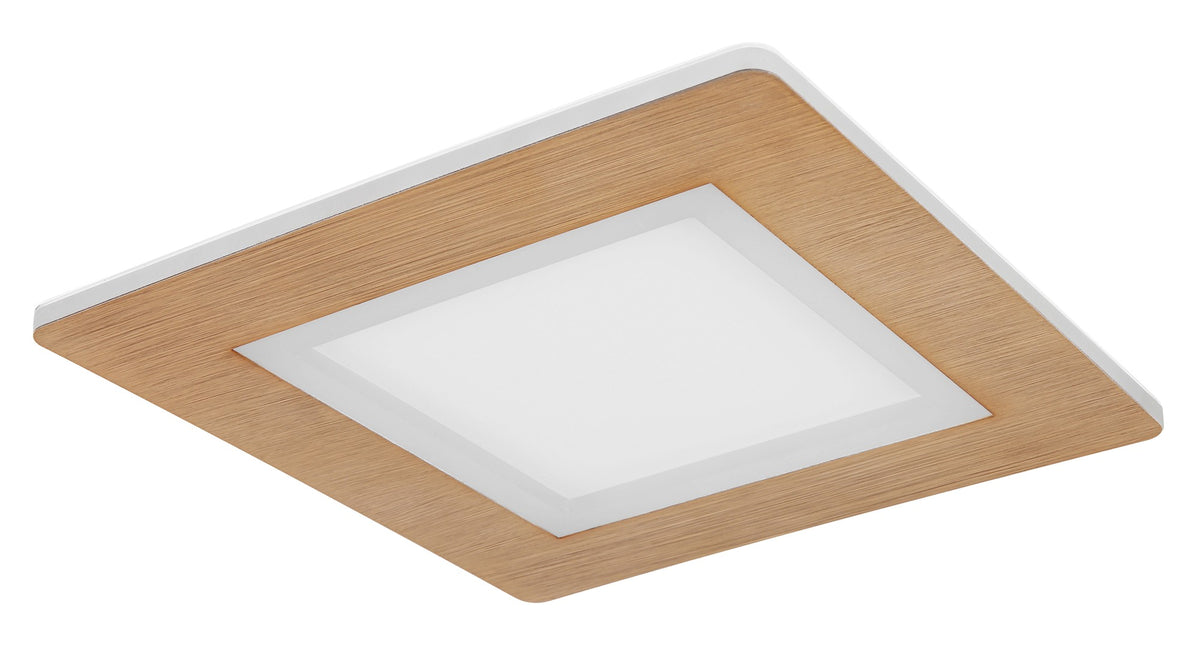 Lâmpada de teto LED metálica branca refinada – imagem 1