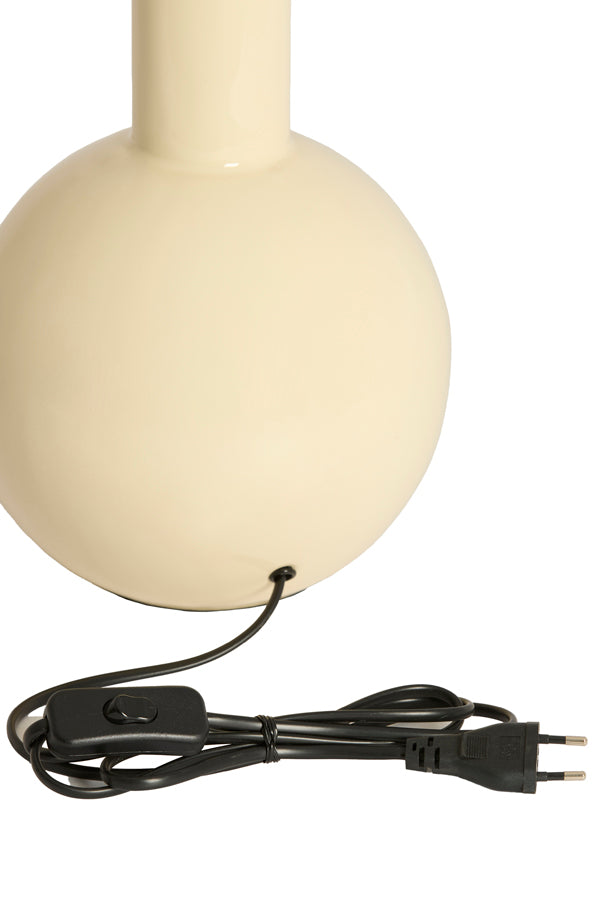 Affascinante base in metallo color crema Light & Living Benao – immagine 1