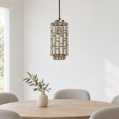 Candeeiro suspenso bronze Sostrene | Light & Living – fotografia de ambiente