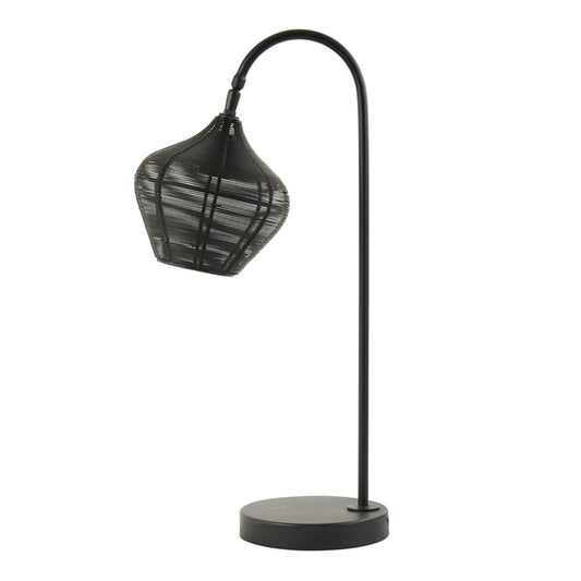retro-zwarte-tafellamp-ronde-kap-light-living-alvaro-main-image