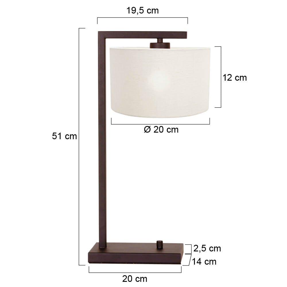 frisse-cacao-tafellamp-met-wit-grof-linnen-steinhauer-stang-variant-image7