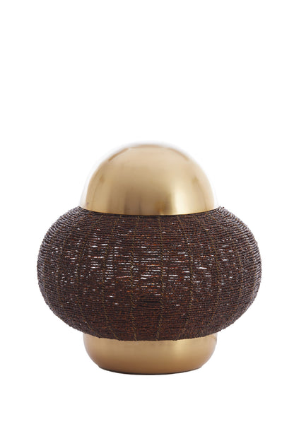 tafellamp-goud-met-bruine-kralen-light-living-cetara-variant-image1