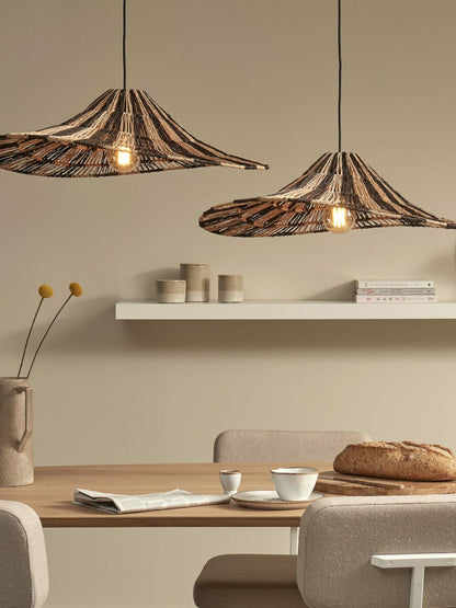 hoedvormige-hanglamp-naturel-zwart-riet-good-mojo-cuzco-variant-image2