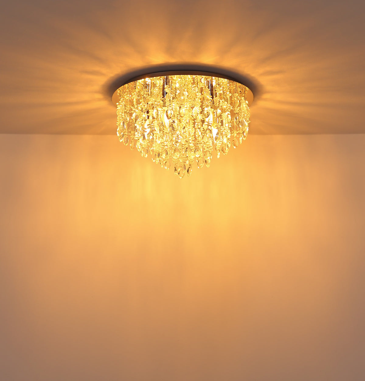 Lustre metálico cromado de 5 lâmpadas – imagem 4