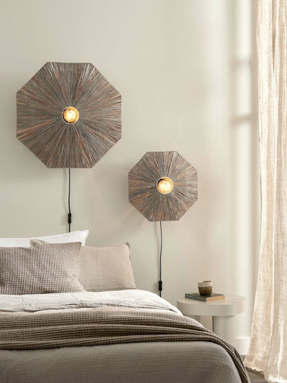 wandlamp-grijs-raffia-achthoek-l-good-mojo-panama-variant-image1