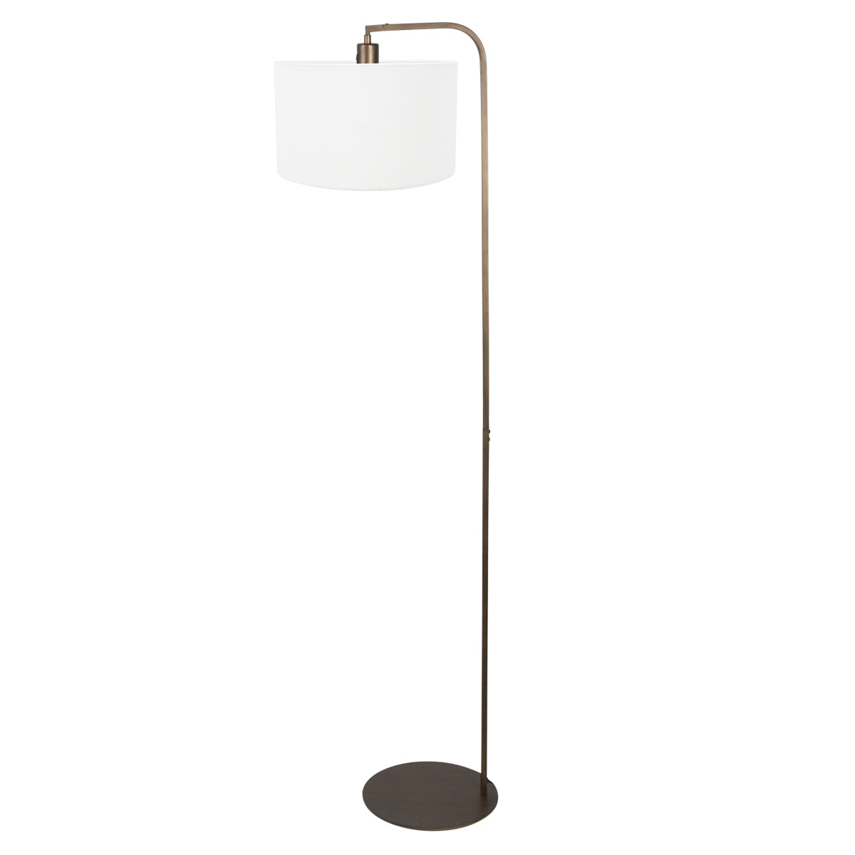 bronzen-vloerlamp-met-grof-wit-linnen-kap-steinhauer-stang-variant-image1